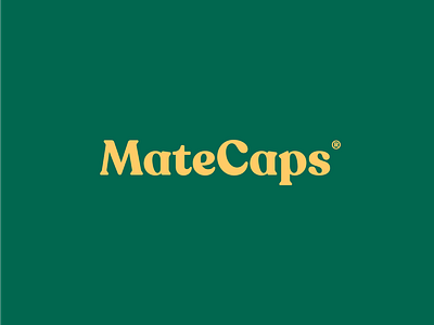 MateCaps final concept brand branding colour palette colourful design drink green health healthy logo logo design logotype natural tea typography