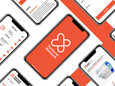 Mobile Webpage for Medicine Platform branding design ecommerce logo ui web