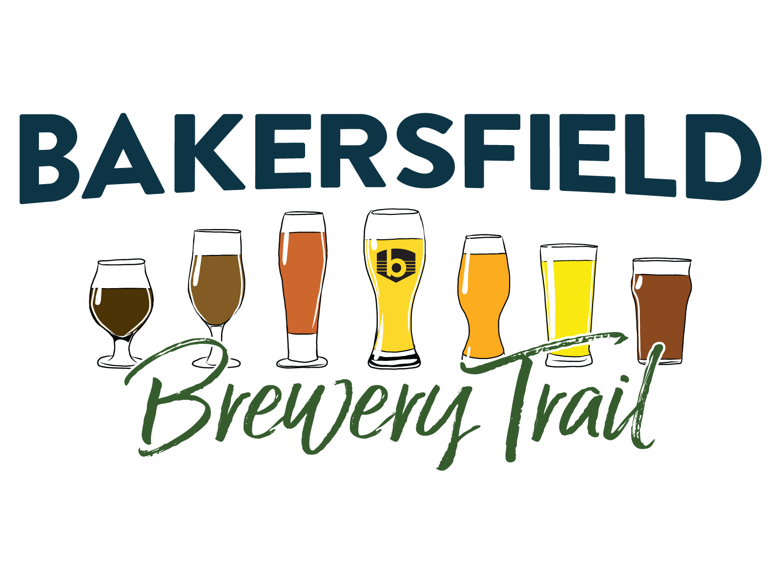 Bakersfield Brewery Trail logo by Joe Simpson on Dribbble