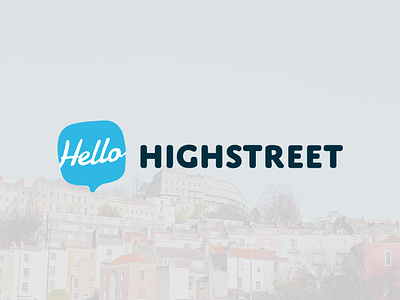Hello Highstreet Logo independant local logo shops