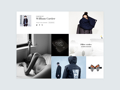 Curated product page (1) blocks curated fashion grid page photography product tiles