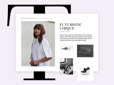 Online Fashion Magazine Article Concept article fashion float grid images magazine page portrait product shadow