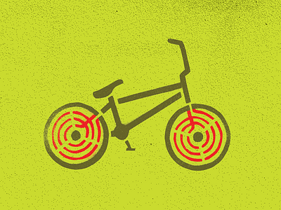 Bicycle Kitchen | Cru bicycle bicycle kitchen bike bmx burner cru kitchen rad radical spray paint stencil symbol mark