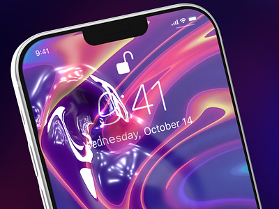 Liquid Iphone screen in Cinema 4D