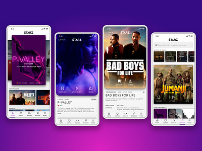 STARZ iOS Redesign