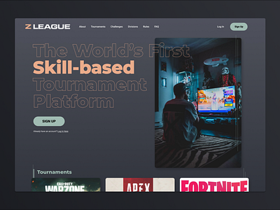 Z League Tournament Gaming Site