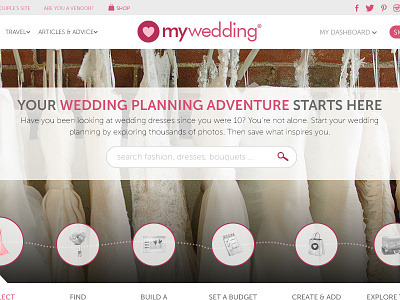 MyWedding.com Redesign