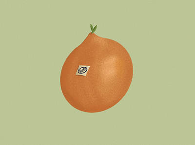 Orange you glad design illustration