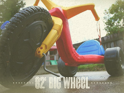 My First Car big wheel first car font cyclone tricycle