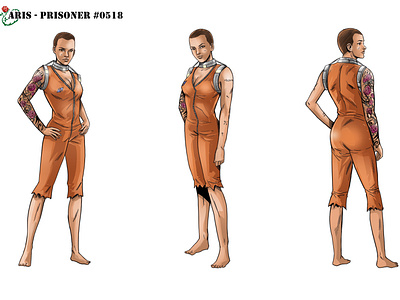 Character Design: "Aris" Convict Player Character