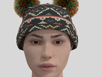 Product Modeling: Warm Hat! beanie model warm hat