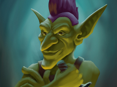 Goblin Character Design: "Waiting for your move!"