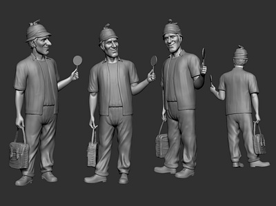 3D Character Modeling: Character Model Set