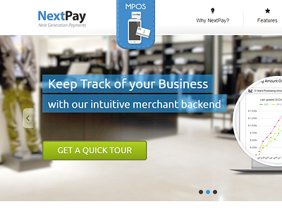 Web Development: NextPay Mobile Payment Solutions