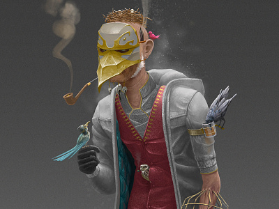 Character Design: "The Caretaker" 3d models character design gaming heroes video games