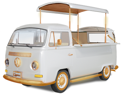 Vehicle Concepts: "The Gypsy Bar" cars concept art graphic art illustration vans vw vans