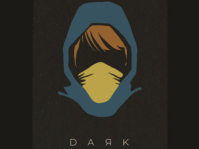 DARK - Jonas II character dark illustration minimalist netflix series