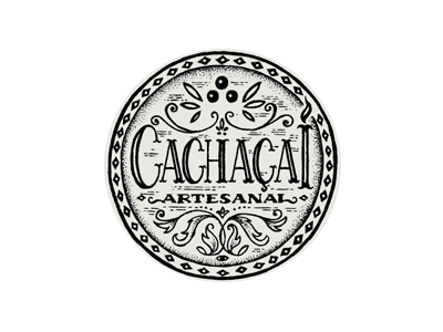 Refined, but not too much cachaça label rustic