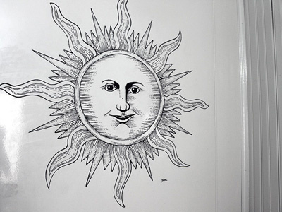 Sun on my wall