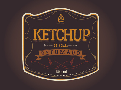 Smoky Ketchup ketchup label