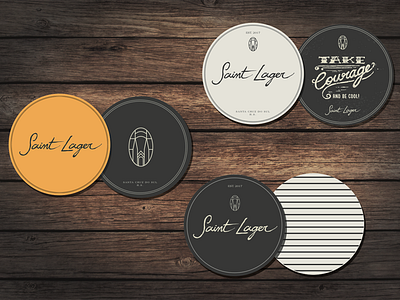 Saint Lager's Beermats beer beermats