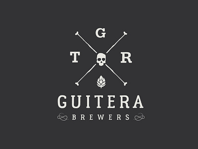 Guitera Brewers Logo beer branding brewery logo