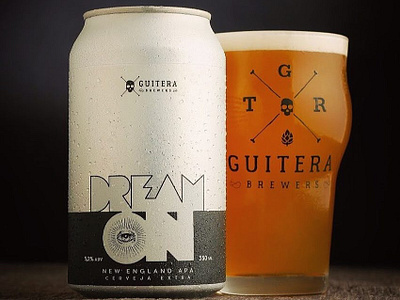 Dream On beerlabel beverage graphic design illustration label
