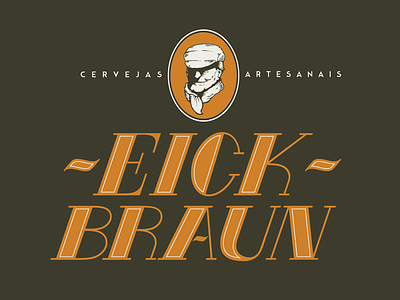 Eick-Braun logo beer label logo