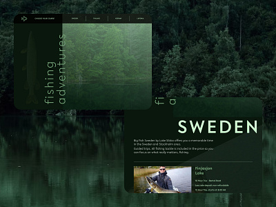 Fishing Trip/Travel Website Concept