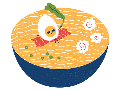 Summertime Ramen design food illustration ramen shirt summer