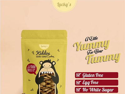 Kids' Snack Packaging animation branding graphic design logo