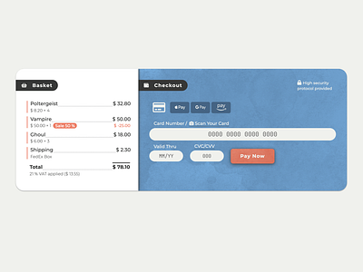 Credit Card Checkout css dailyuichallenge dizen html 5 javascript prototype responsive ui webdesign
