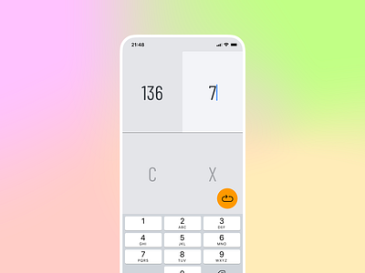 Rule of 3, 2021 calculator maths minimal ui