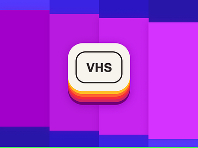 Daily UI 005 — App icon 5 app daily icon ui vhs