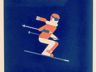 Skier dude for an old project