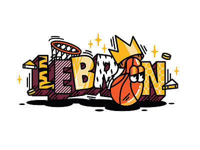 Lebron 8 Straight art basketball color design illustration king lebron sports