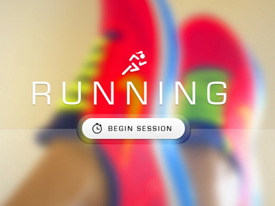 Running Design Concept blurred bright din fitness font icon jog neon nike photography run running stopwatch symbol trainers type typography