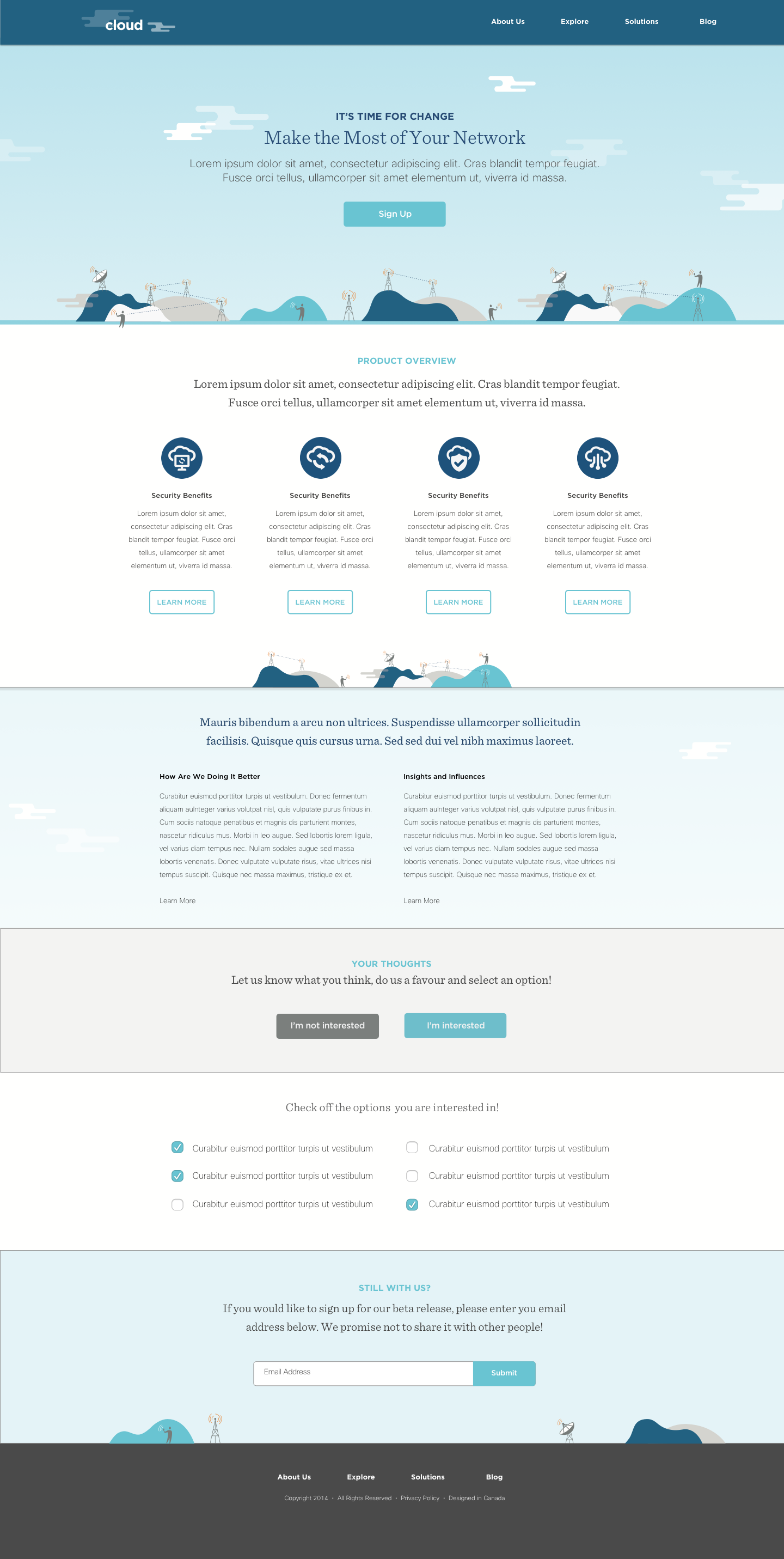 Sketch Landing Page Concept Design by Yvonne Ho for on Dribbble