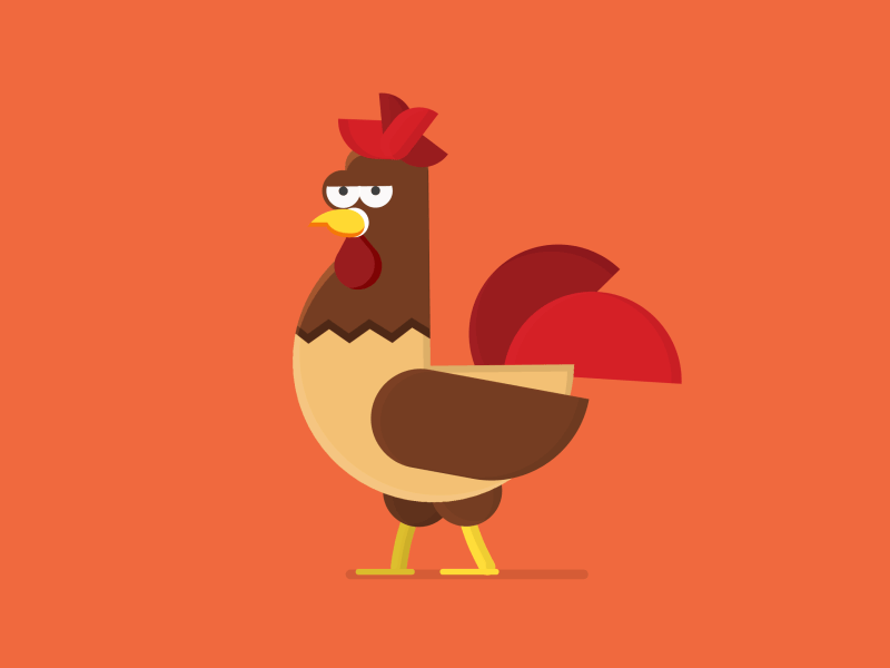 Rooster Comes by Tigran Manukyan on Dribbble