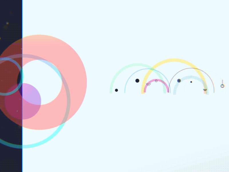 Abstract Shapes abstract animation balls gif gradient motion design simple