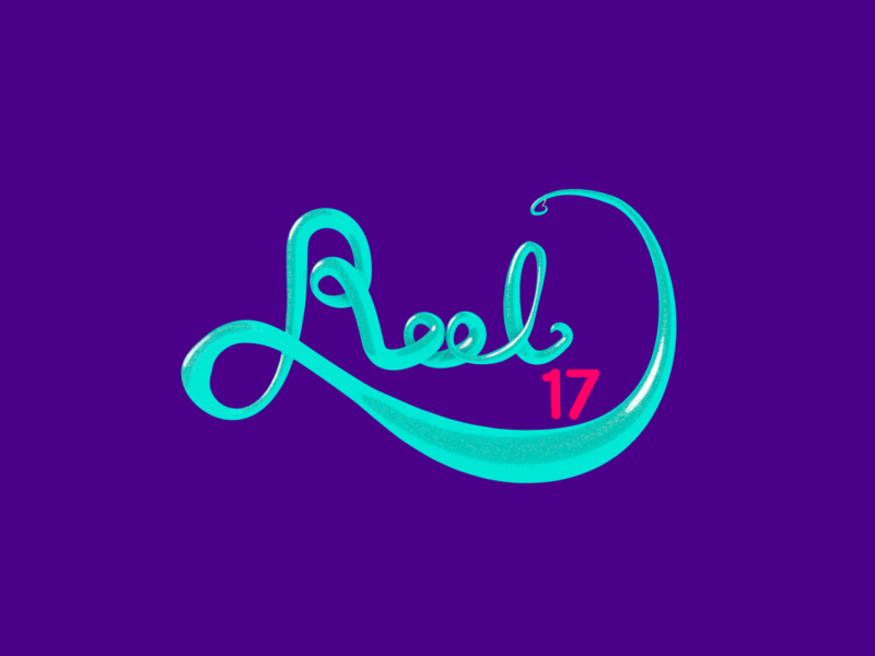 Reel 17 animation calligraphy colorful design illustration lettering logo typography