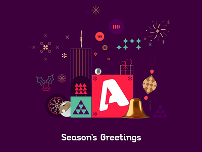 Alpha TV IDENT 2d 2d animation 3d abstract adobe after effects animation branding c4d character christmas ident flat gif illustrator logo loop motion design shape layers tv ident vector
