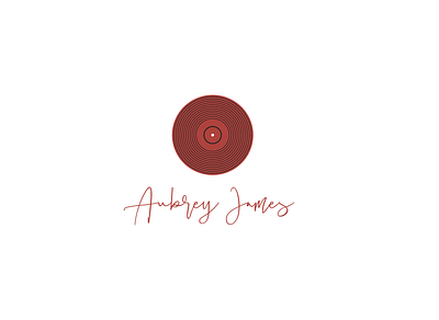 Musician Aubrey James Logo Design brandidentity branding design graphic graphic design logo music musician