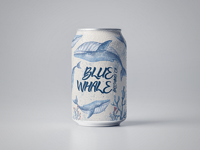 Blue Whale Brewing Co. Can Design