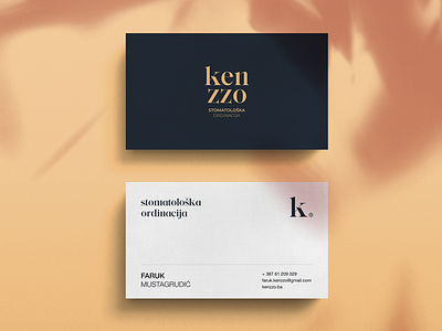 Kenzzo Rebrand Exploration brand brand identity branding bussines card clean dental clinic dentist dentistry design details exploration logo logotype mark minimal rebrand symbol typography visual identity visual language