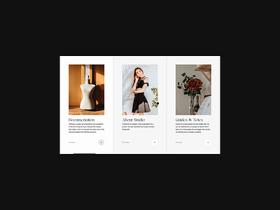 BeautyStories - Showcase clean editorial fashion interface design layout minimal online store photography ui ux web web template