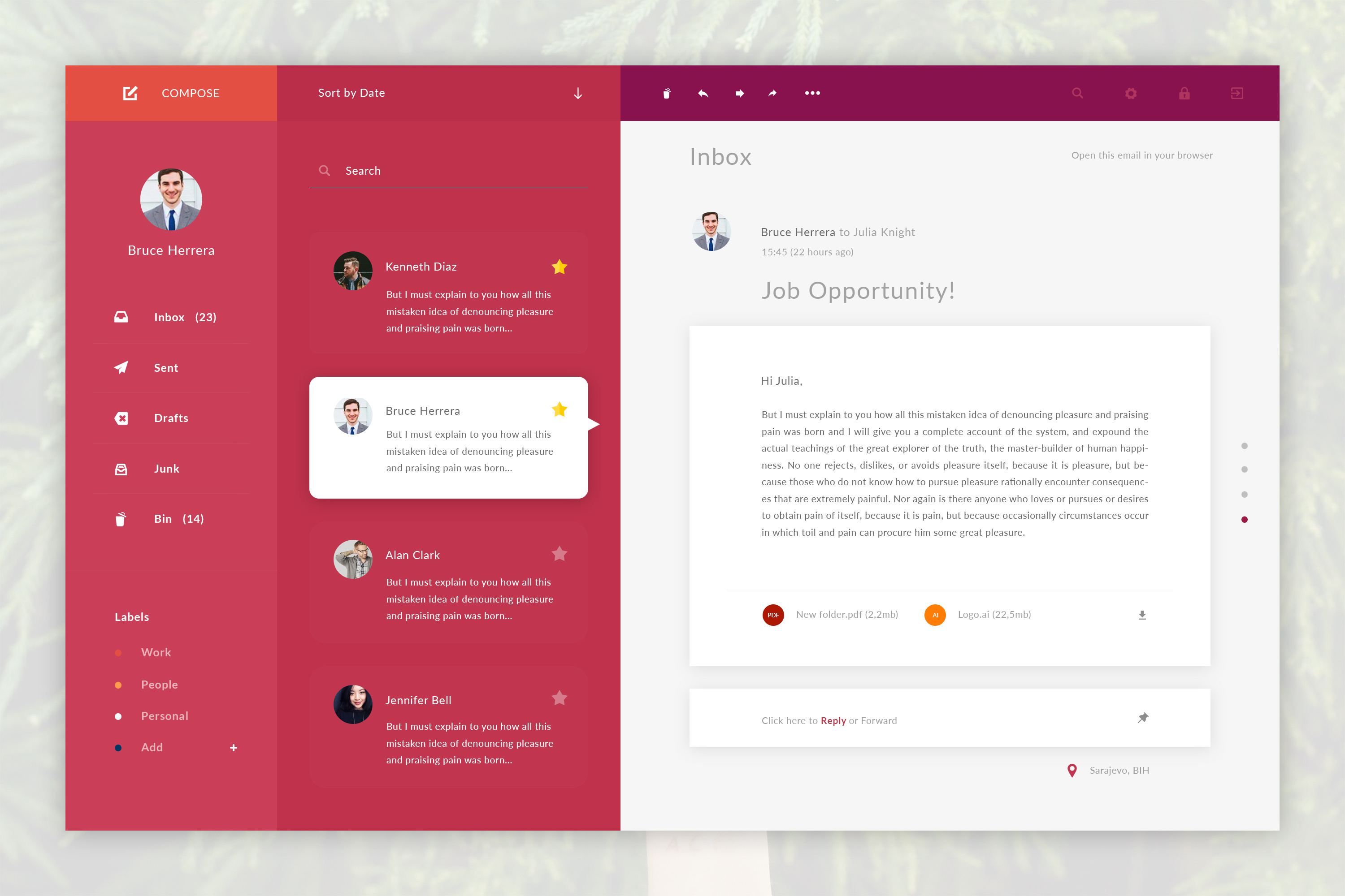 Dribbble mail_client_ui_concept.jpg by Ervin Halebic