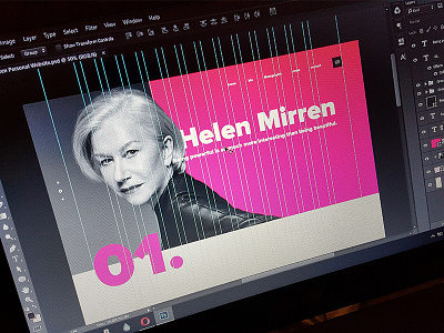 Nothing Personal... colors concept design gradient helen in landing layout mirren ui ux web