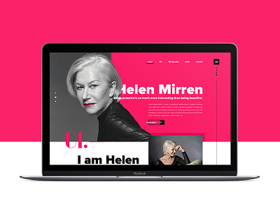 Helen Mirren Personal Website