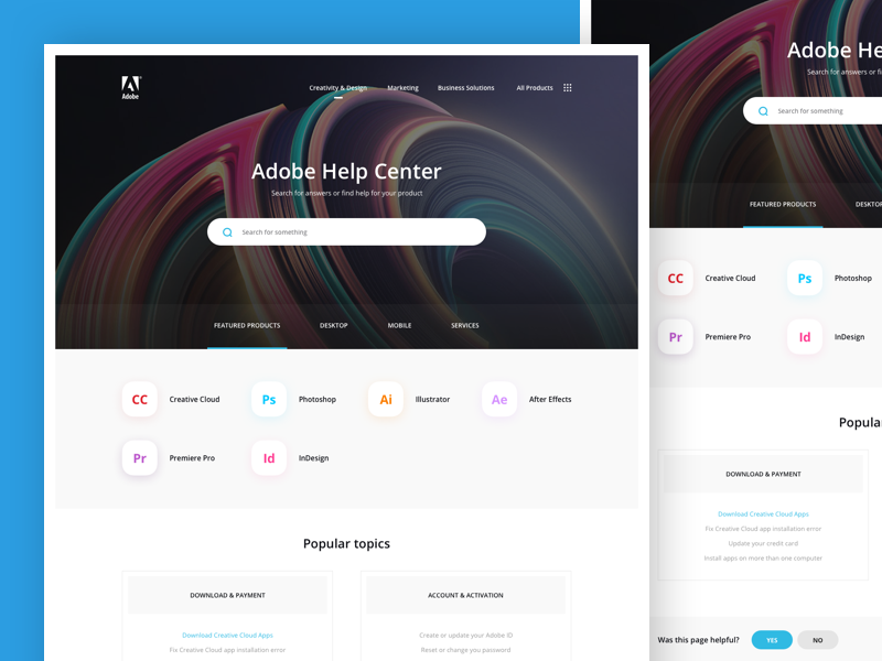 help ui center dribbble ux